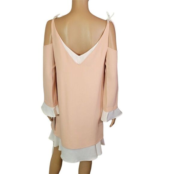 Nanette Lepore Cold Shoulder Shift Dress (size 6) - Picture 5 of 10